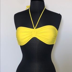 Bandeau bathing suit top (top only)